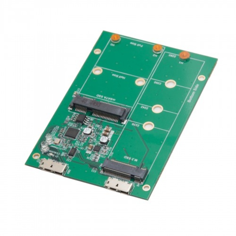 Syba USB 3.1 to M.2/mSATA SSD Adapter