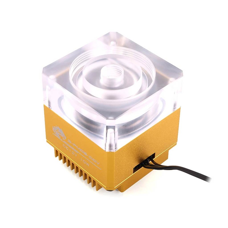 Bykski DDC Pump w/ Armor – Gold (B-PMD3-COV)