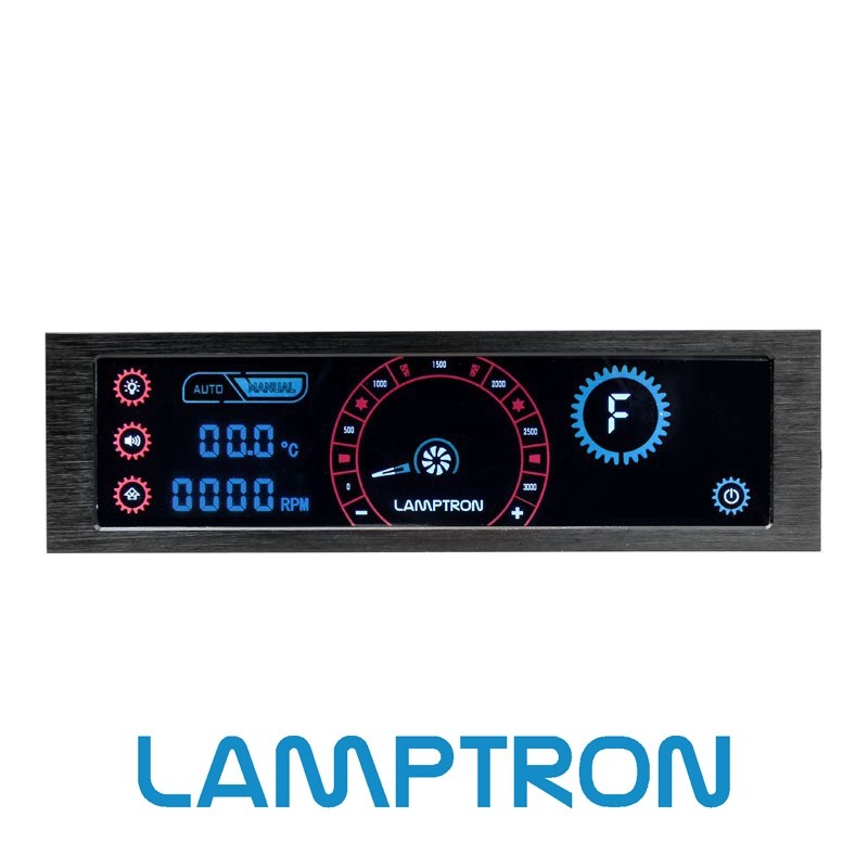 Lamptron CR430 Light and RGB Fan Controller – Red & Blue