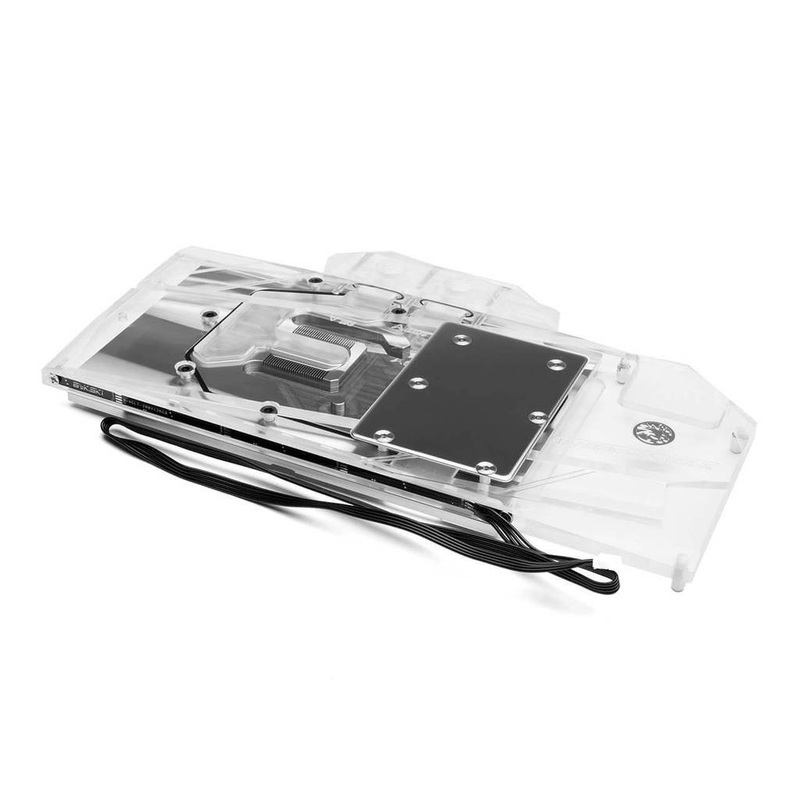 Bykski ASUS ROG STRIX GTX 2080Ti Full Coverage GPU Water Block – Clear (N-AS2080TI STRIX-X)