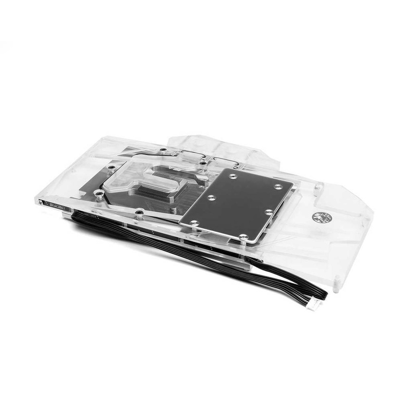 Bykski ASUS ROG STRIX RTX 2080 Full Coverage GPU Water Block – Clear (N-AS2080 STRIX-X)