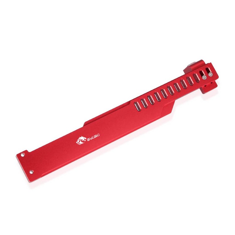 Bykski Universal GPU Aluminum Support Bracket – Red (B-GPU-BT)