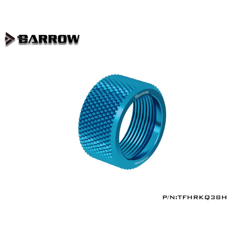 Barrow Choice Multicolor G1/4 Compression Fitting Alloy ring (ID3/8-OD5/8)Soft Tubing Alloy ring-Lake Blue