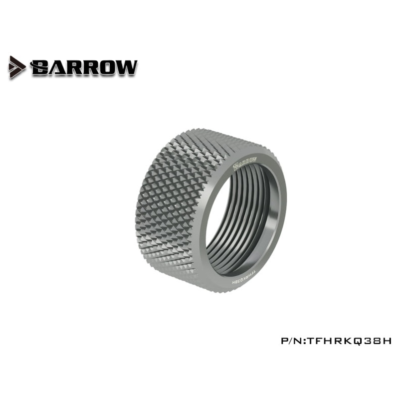 Barrow Choice Multicolor G1/4 Compression Fitting Alloy ring (ID3/8-OD5/8)Soft Tubing Alloy ring-Titanium Gray