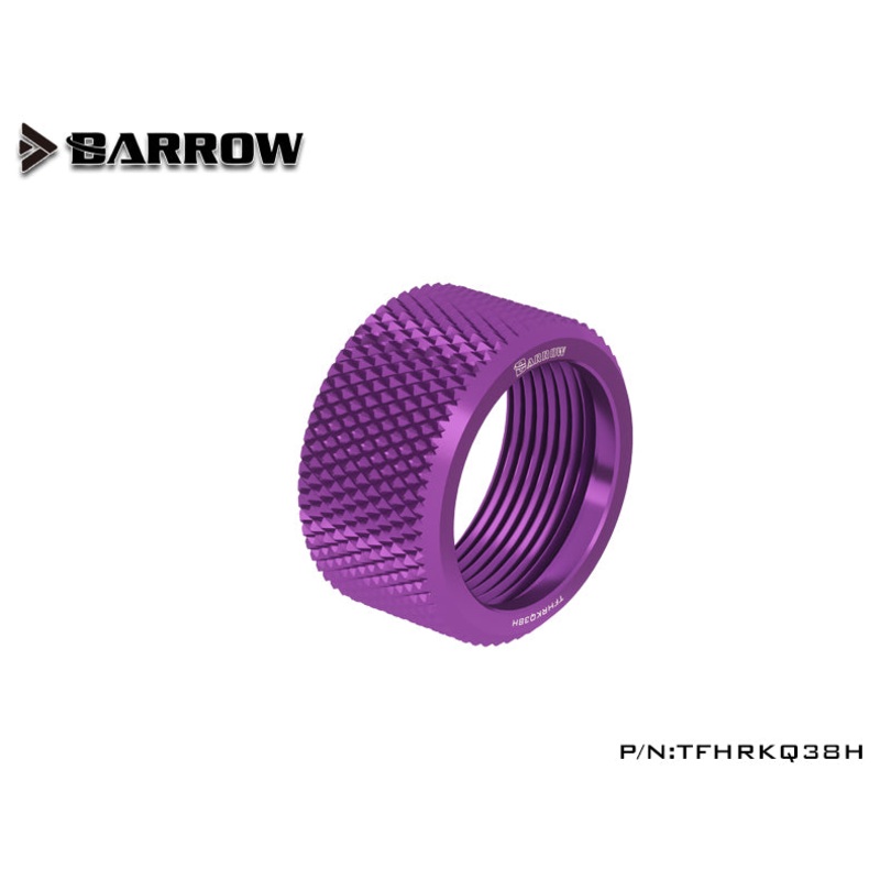 Barrow Choice Multicolor G1/4 Compression Fitting Alloy ring (ID3/8-OD5/8)Soft Tubing Alloy ring-Violet