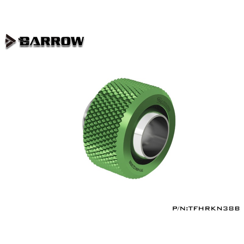 Barrow Choice Multicolor G1/4 Compression Fitting (ID3/8-OD1/2 ) Soft Tubing-Emerald