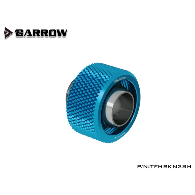 Barrow Choice Multicolor G1/4Compression Fitting (ID3/8-OD5/8) Soft Tubing -Lake Blue
