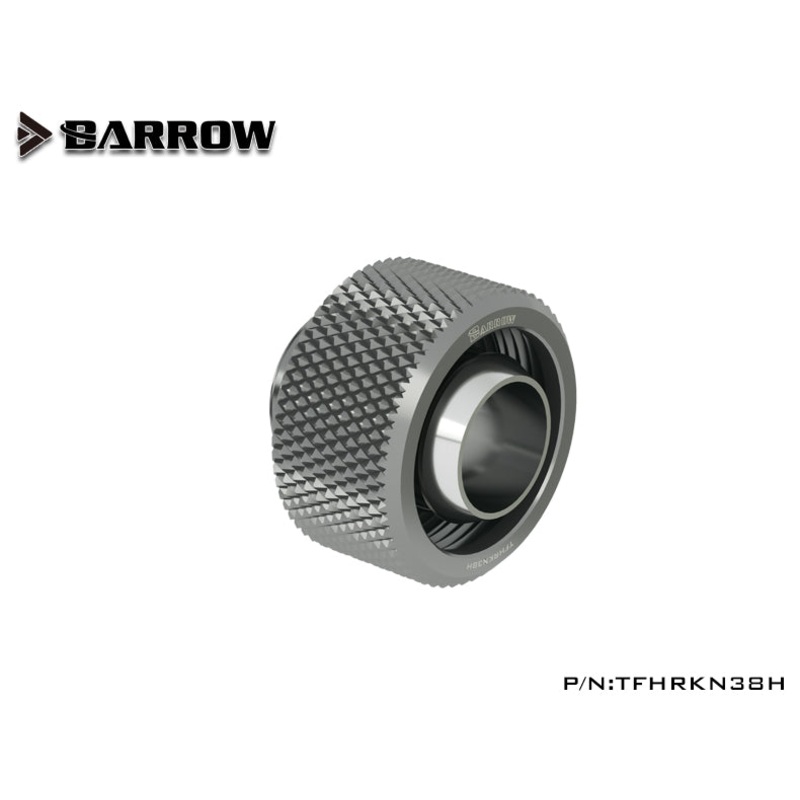 Barrow Choice Multicolor G1/4Compression Fitting (ID3/8-OD5/8) Soft Tubing -Titanium Gray