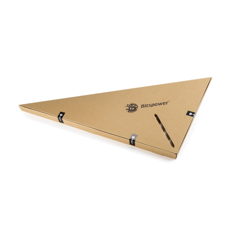Bitspower Pre-bent 90-Degree acrylic Hard Tube OD16MM-Length 220x305MM