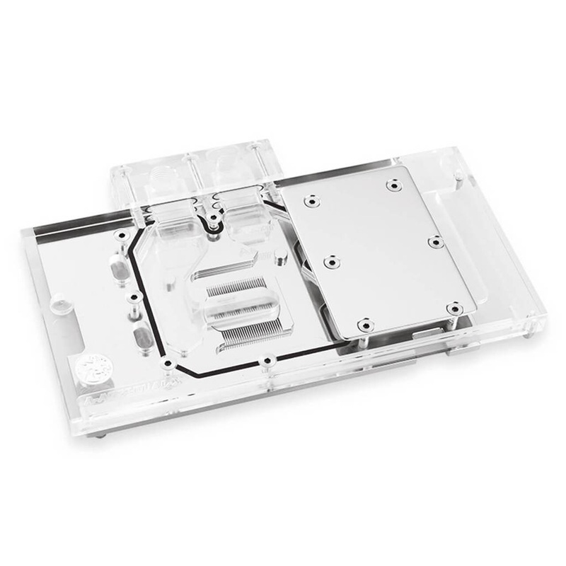 Bykski ASUS RX580 Dual O8G Full Coverage GPU Block – Clear (A-AS58DUAL-X)