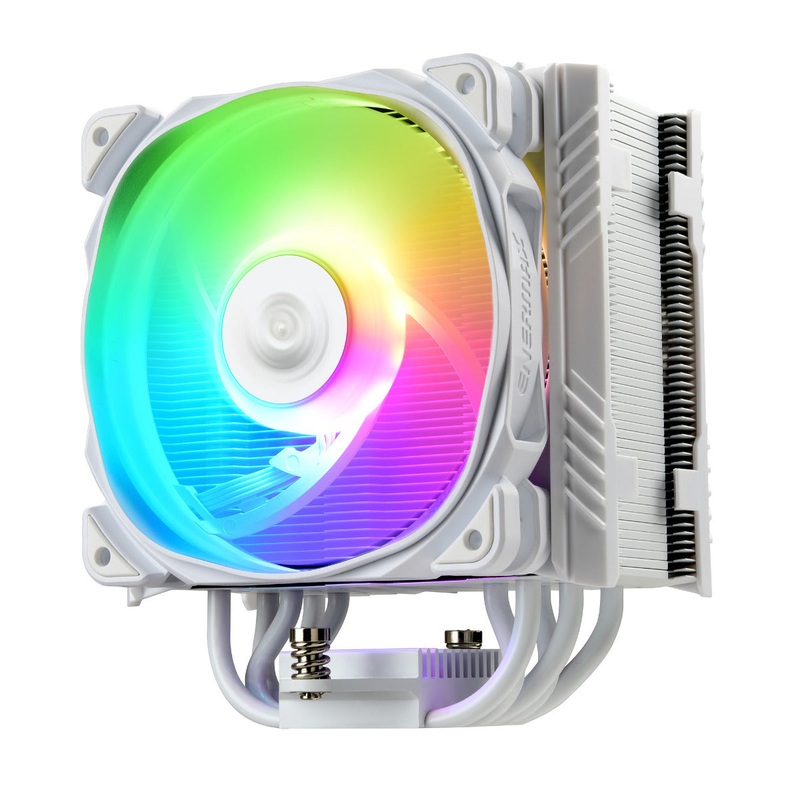 Enermax ETS-T50A-W-ARGB CPU Air Cooler 120mm Addressable RGB Fan Intel/ AMD Support – White