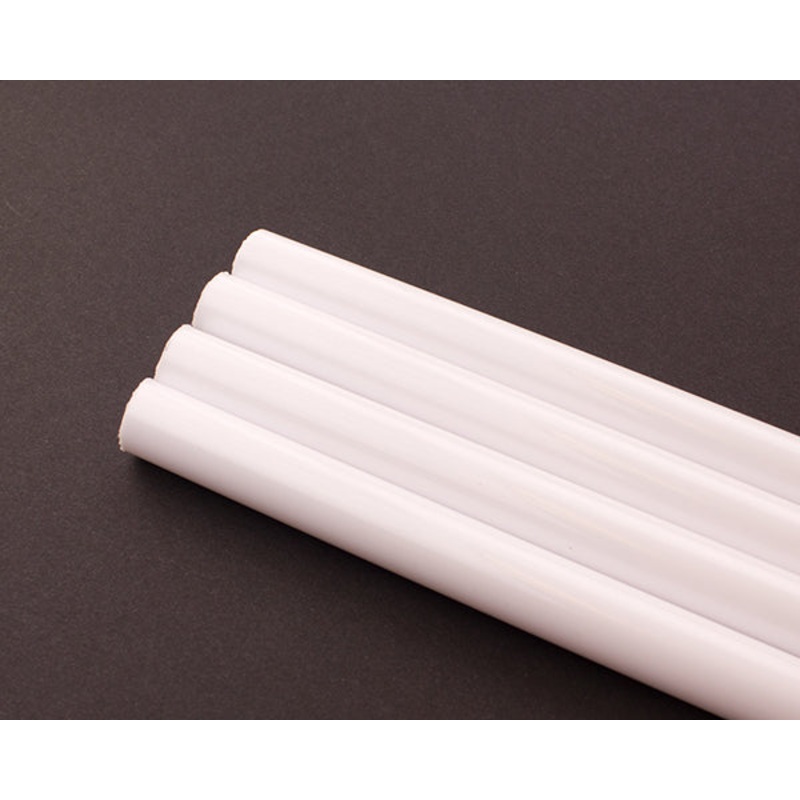 PrimoChill 1/2in Rigid Acrylic Tube – 36in – White (Single) BWA8885760