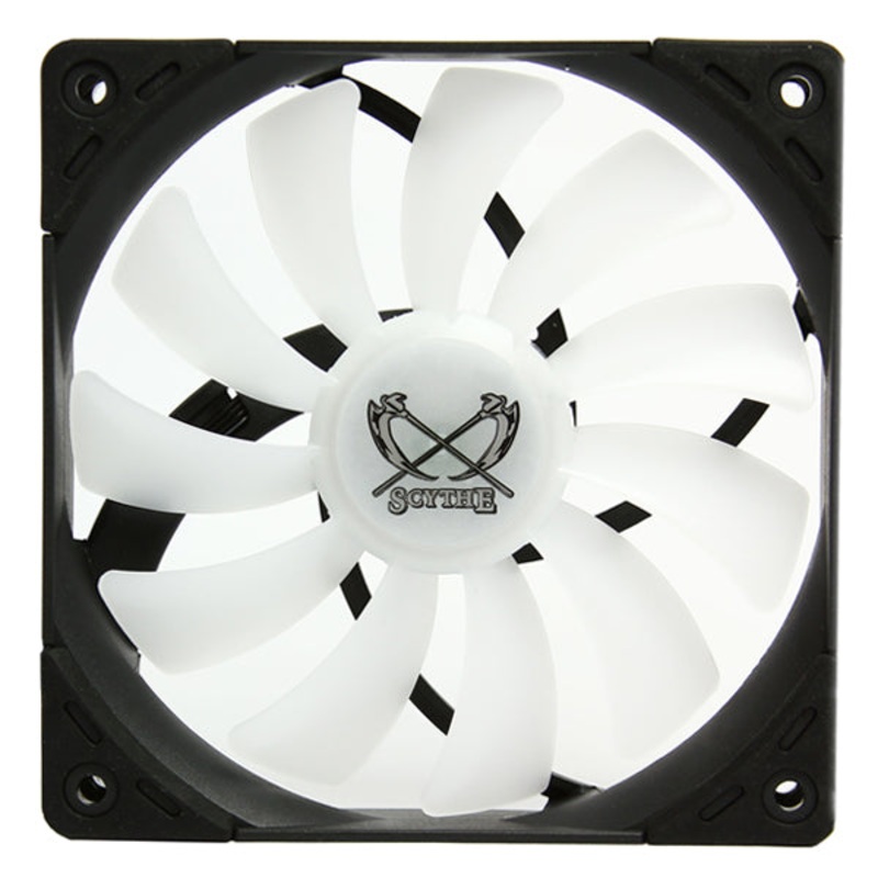 Scythe SU1225FD12MR-RHP Kaze Flex 120 x 27mm RGB LED Fan, Quiet CPU Cooler/Case Fan