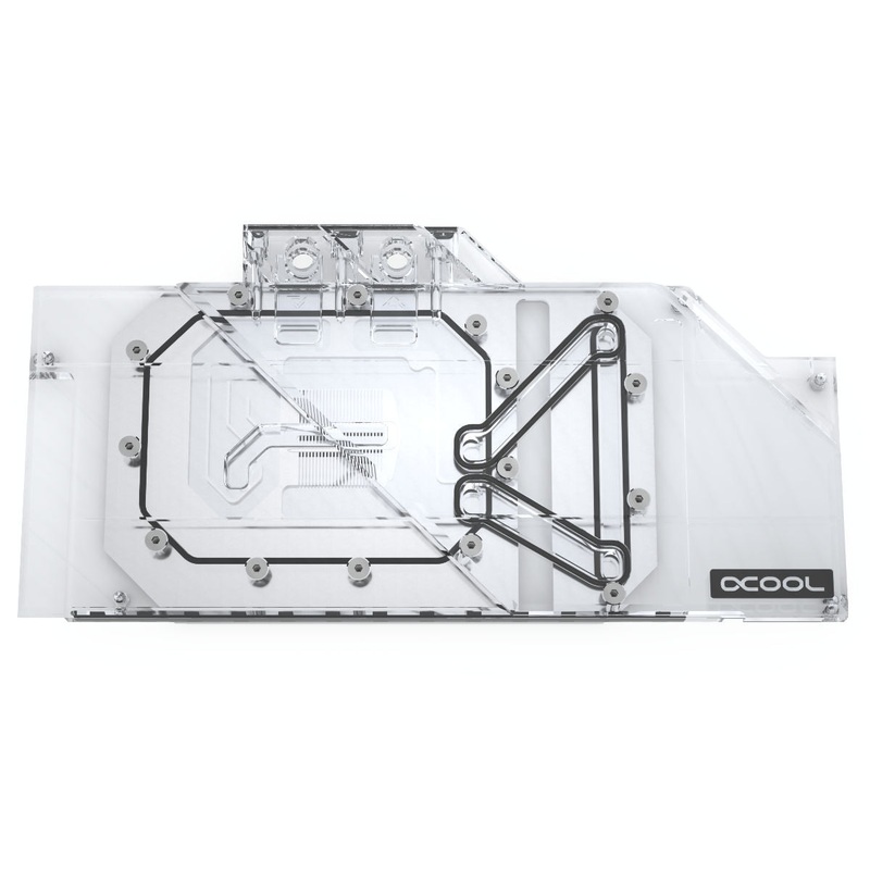 Alphacool Eisblock Aurora Plexi GPX-A Radeon 5700 XT ASUS ROG Strix
