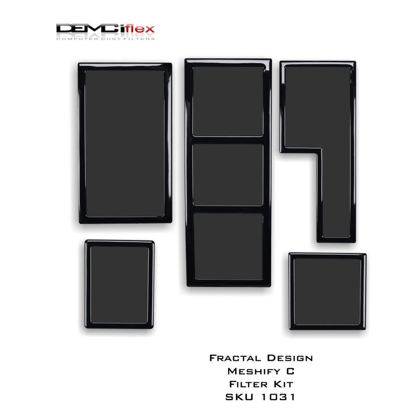 DEMCiflex Magnetic Fan Dust Filter – Fractal Design Meshify C Filter Kit