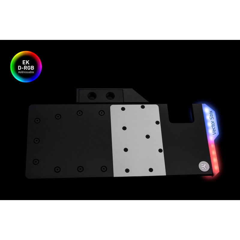 EK-Quantum Vector Strix RTX 2080 Ti D-RGB – Nickel + Acetal