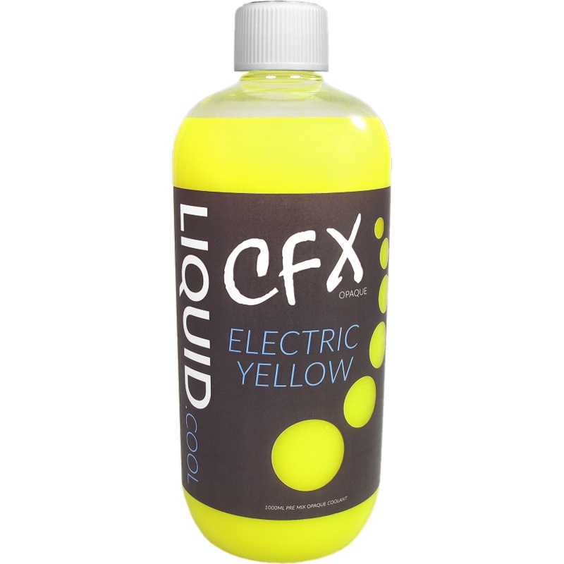 Liquid.cool CFX premix Opaque Performance cooling fluid – 1000ml – Electric Yellow