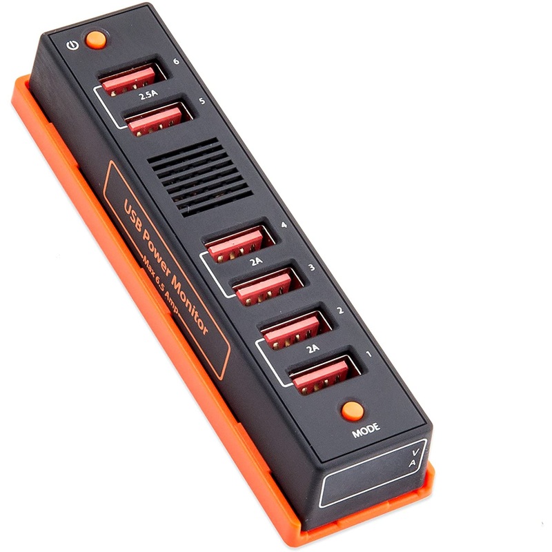 USB Fast Charging Power Strip with Power Monitor