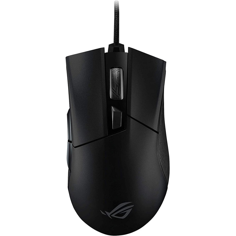 ASUS ROG Gladius II Origin Wired USB Optical Ergonomic FPS Gaming Mouse featuring Aura Sync RGB, 12000 dpi Optical,
