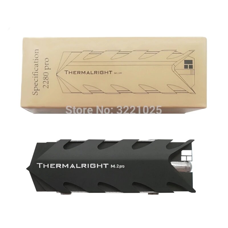 Thermalright M.2 2280 pro 22110 solid state drive heat sink heatpipe cooling aluminum alloy SSD heat sink