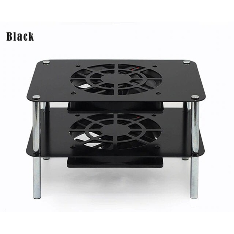 WIFI Router Cooler DC 5V USB 120mm Cooling TV Box android Fan dual layer