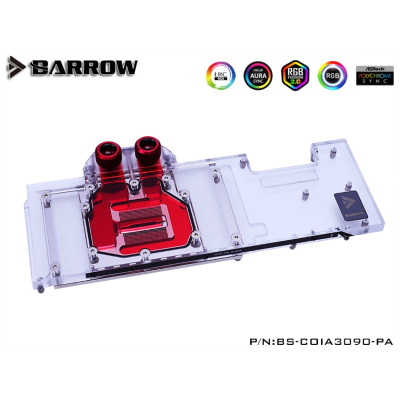 Barrow LRC2.0 full coverage GPU Water Block for Colorful 3090 Advanced OC Aurora BWA8884888