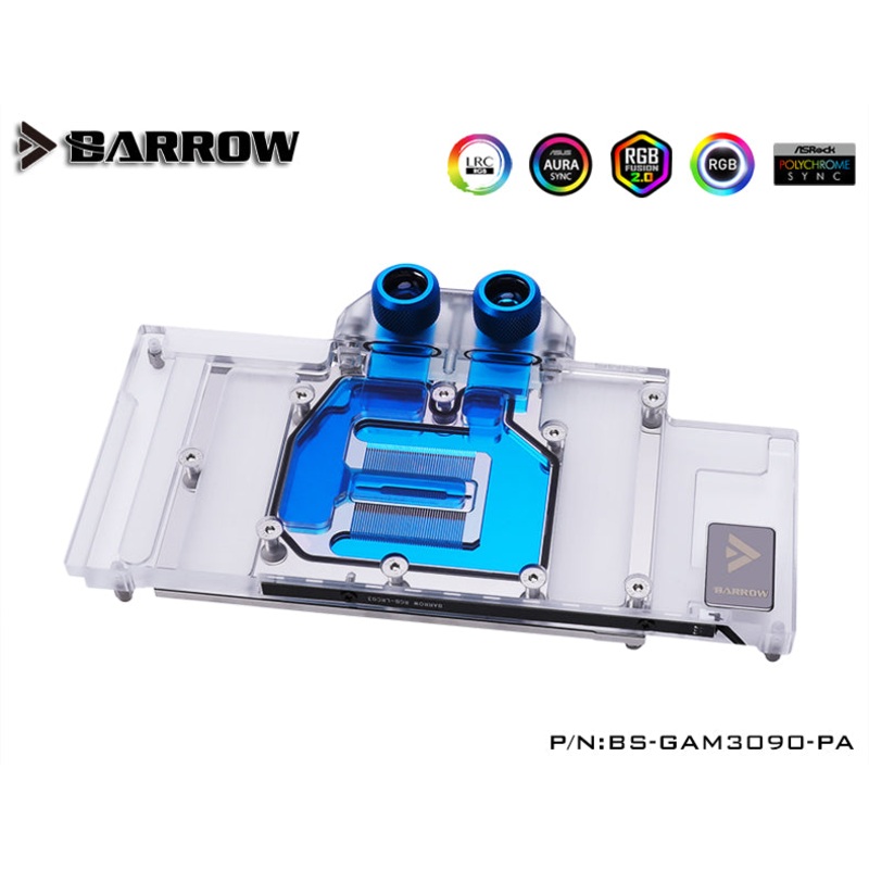 Barrow LRC2.0 full coverage GPU Water Block for GALAX/GAINWARD 3090 Aurora BWA8884881