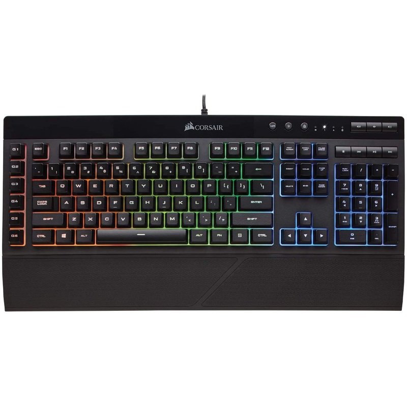 Corsair K55 RGB Gaming Keyboard  IP42 Dust and Water Resistance