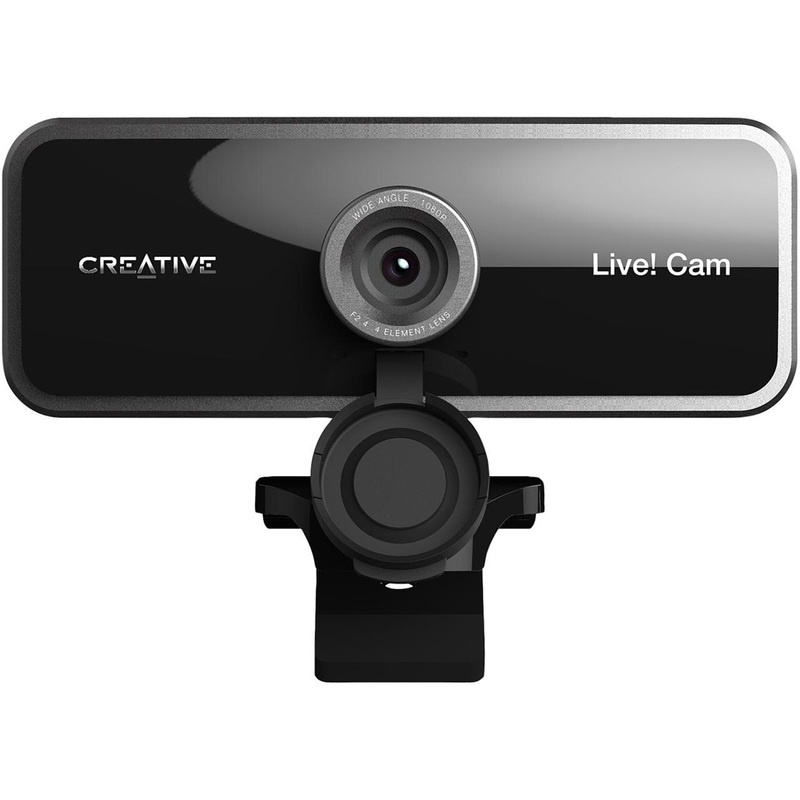 Creative Labs VF086000000 Creative Live! Cam Sync 1080p Full HD Wide-angle Webcam with Dual Built-in Mic