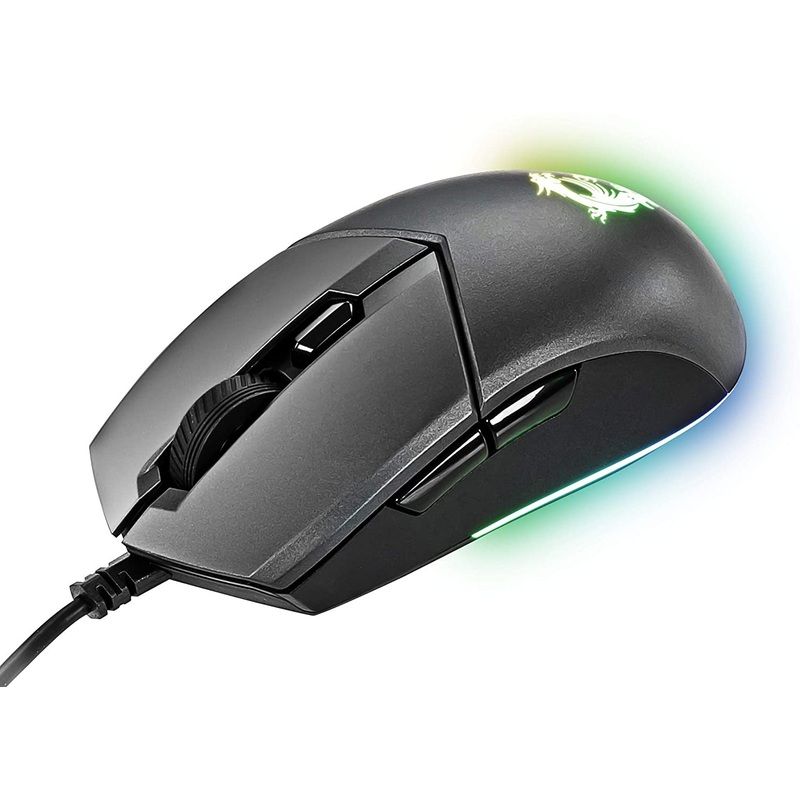 MSI Gaming 5000 Adjustable DPI RGB USB Gaming Grade Optical Wired Gaming Mouse