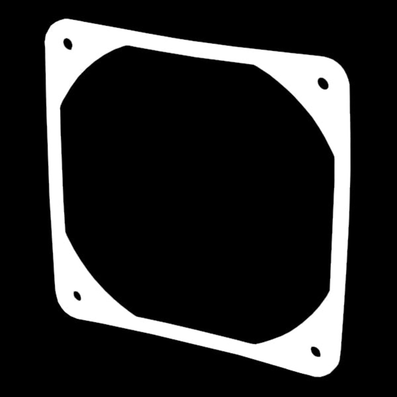 Lian Li 140mm Anti-vibration Fan Pad – White