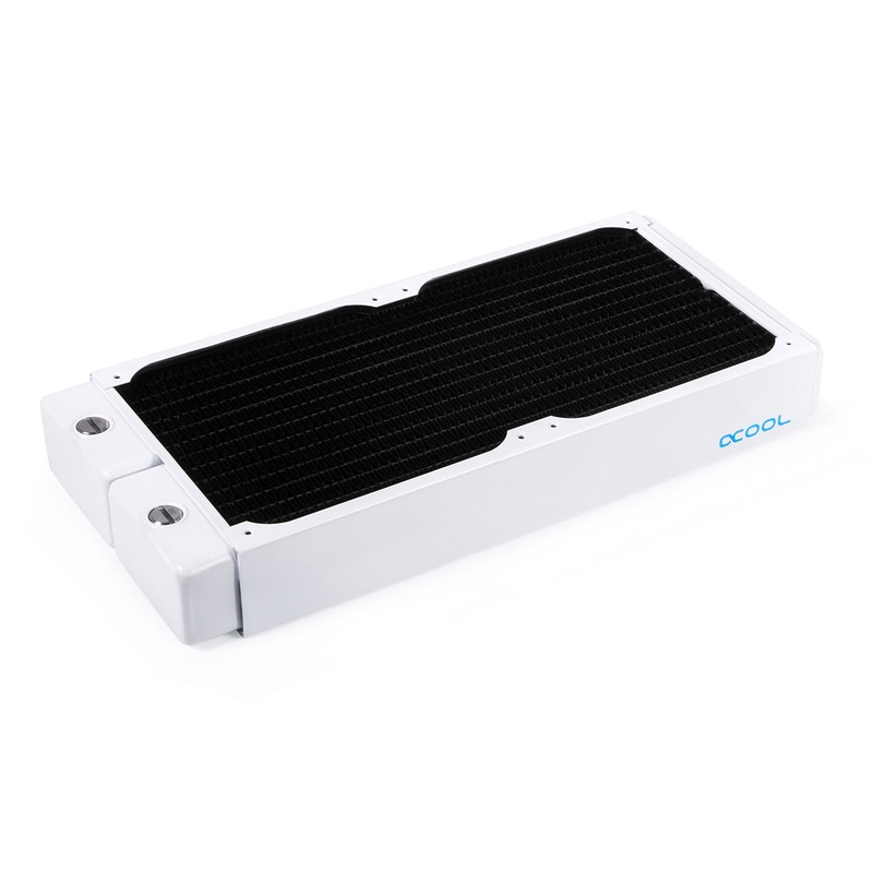 Alphacool NexXxoS XT45 Full Copper 280mm Radiator V.2 – White Special Edition