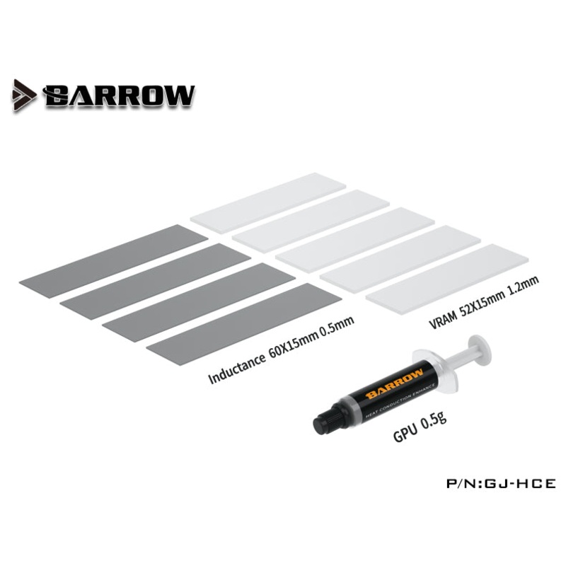Barrow Enhance Thermal Conductivity suite for graphics card water cooling