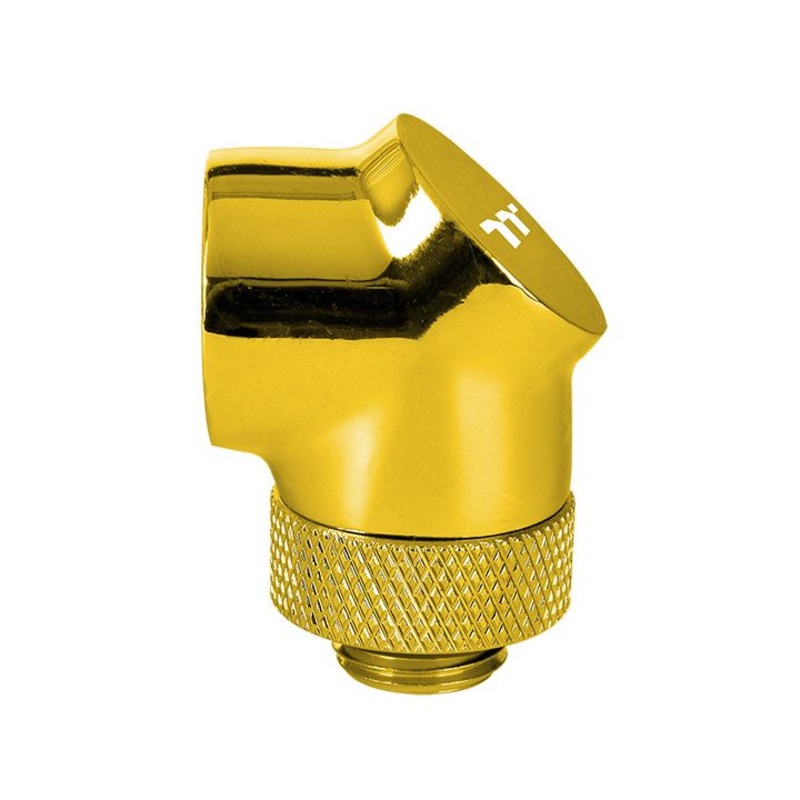 Thermaltake Pacific G1/4 90 Degree Adapter  Gold
