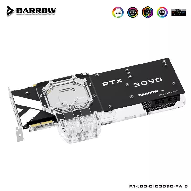 Barrow LRC2.0 Active Backplate for Gigabyte 3090 GAMING OC Aurora BWA8884084