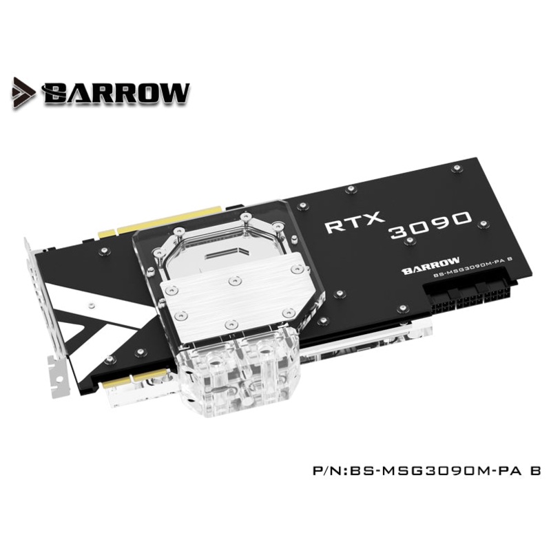 Barrow LRC2.0 Active Backplate for MSI RTX 3090 TRIO Aurora