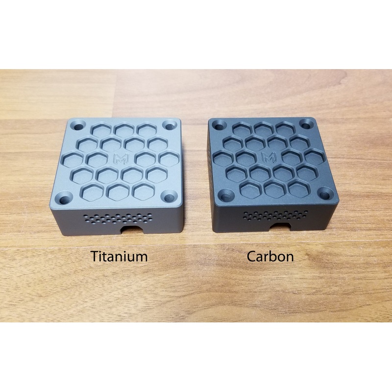 Modultra Emitter Heatsink Honeycomb (E250) – Titanium