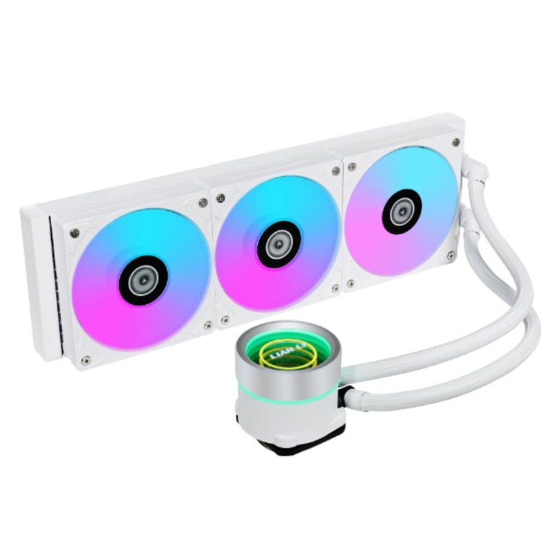 Lian Li GA II TRINITY RGB VERSION 360 AIO High Performance RGB Fans – White