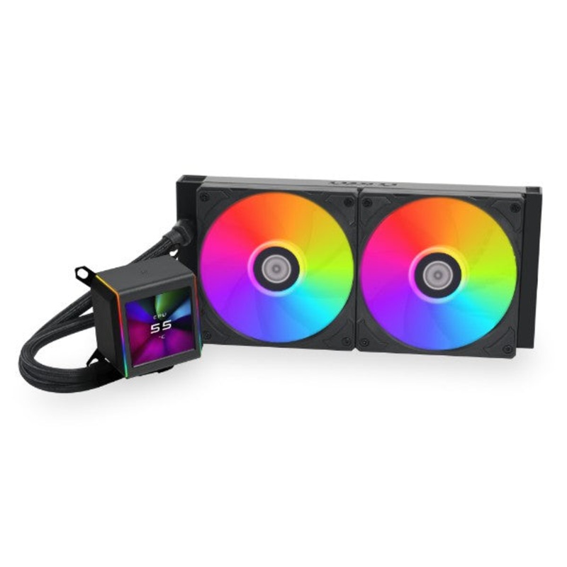 Lian Li GALAHAD II LCD 280 AIO With High Performance RGB Fans. – Black