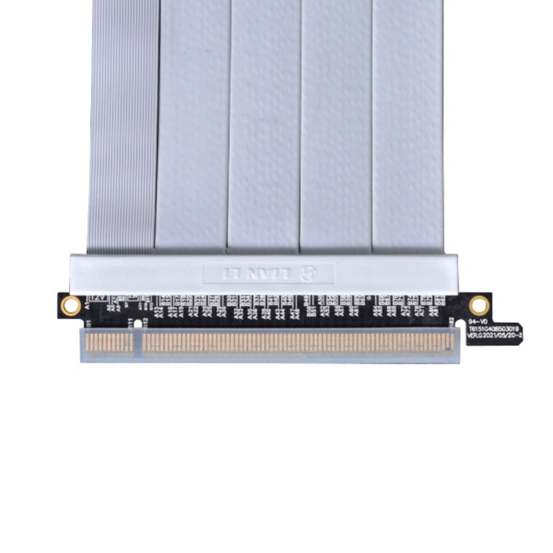 LIAN LI  PW-PCI-4-60W 600mm PCI-e 4.0 riser cable- White