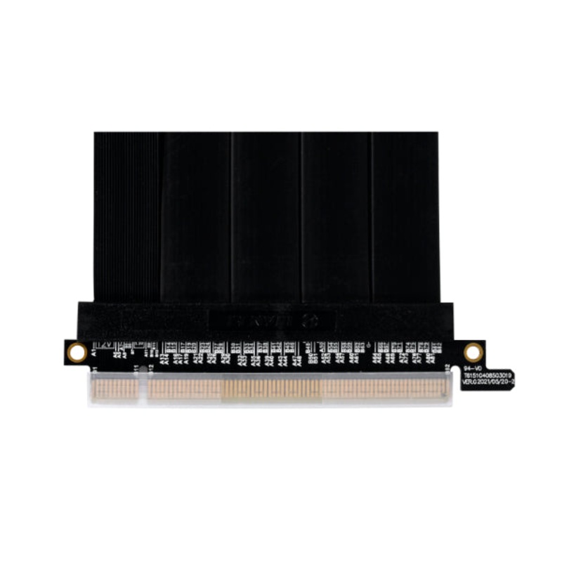 LIAN LI  PW-PCI-4-60X 600mm PCI-e 4.0 riser cable- Black