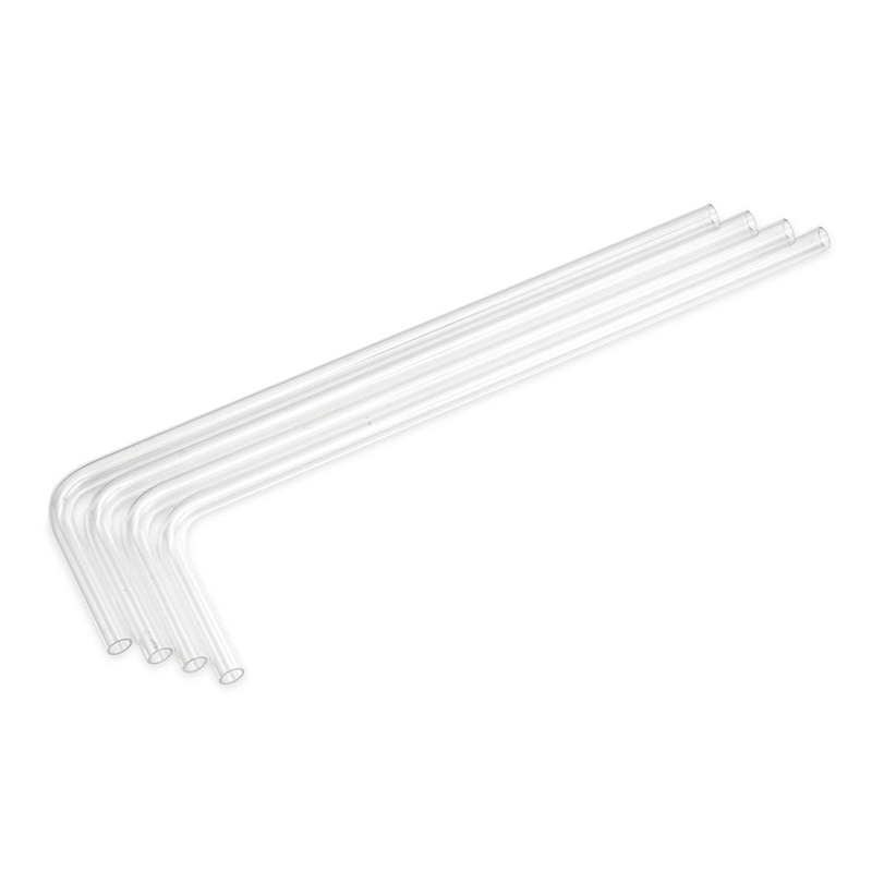 Bitspower Pre-bent 90-Degree Acrylic Hard Tube OD14MM-Length 110x415MM