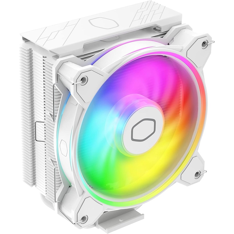 Cooler Master Hyper 212 Halo MF120 Halo Fan ARGB AMD Ryzen AM5/AM4, Intel LGA1700/1200 CPU Air Cooler – White