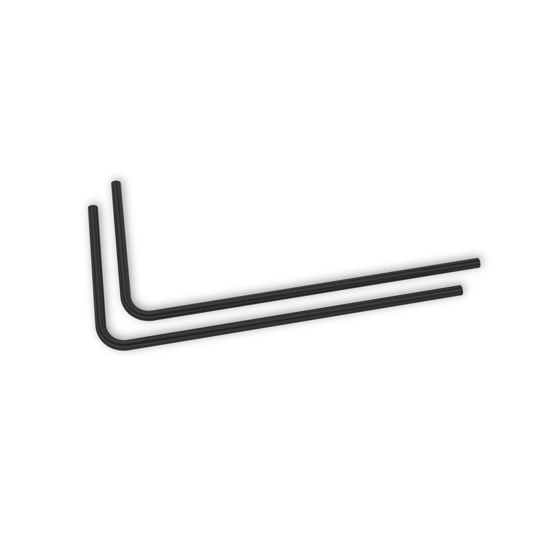 EK-Loop Metal Tube 12mm 0.8m Pre-Bent 90 – Black (2pcs)