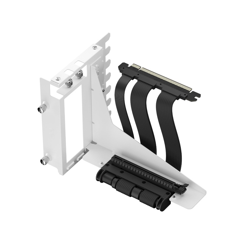 Fractal Design Flex 2 PCIe 4.0 x16 Vertical GPU Riser with Bracket – White