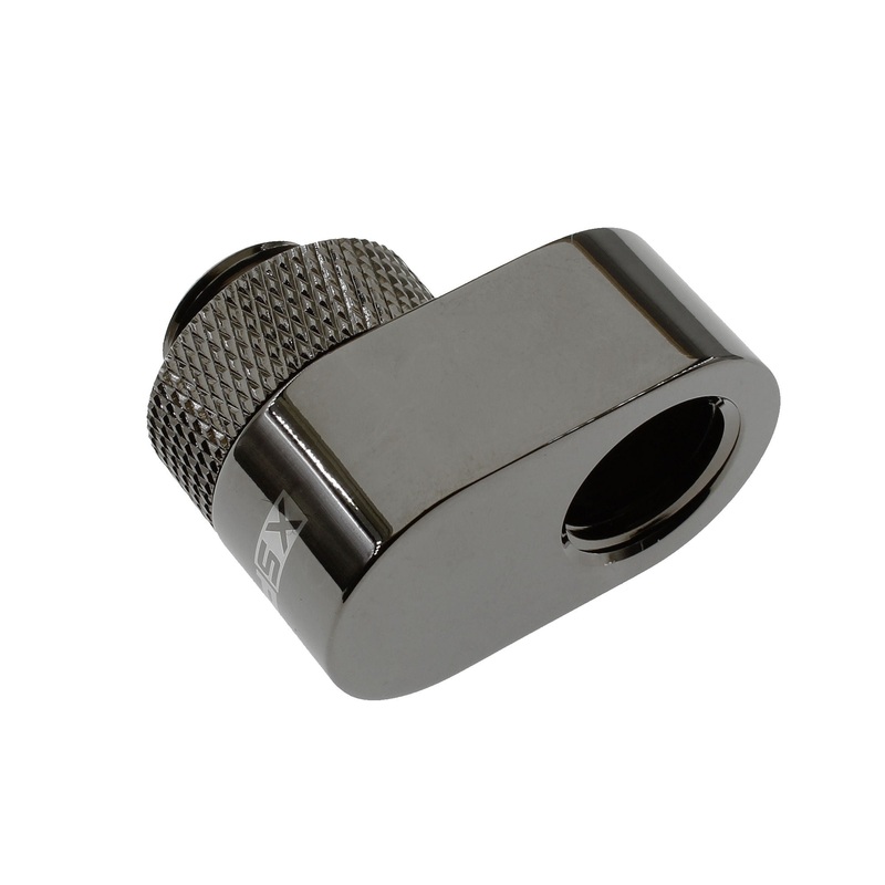 XSPC G1/4 ROTARY 14MM OFFSET ADAPTER – BLACK CHROME