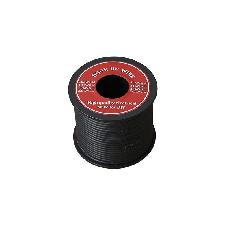16 AWG Stranded Wire Hook-up Flexible Silicone Electrical Wire Rubber Insulated Tinned Copper 3KV Safe Current 12.7A