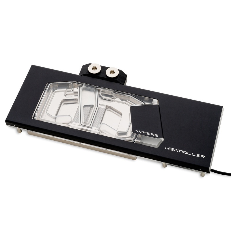 HEATKILLER V for RTX 3080/3090 EVGA XC3 – ACRYLIC Ni-Bl aRGB