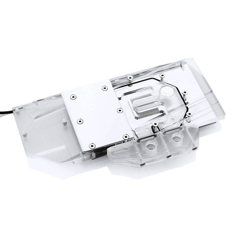 Bykski ASUS RTX 2070 O8G EVO Full Coverage GPU Water Block – Clear (N-AS2070DUAL EVO-X)