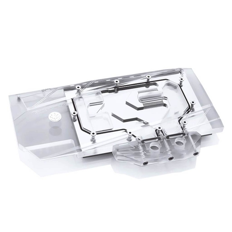 Bykski COLORFUL RTX 2060 Vulcan X OC V2 Full Coverage GPU Water Block – Clear (N-IG2060VXOC-X)